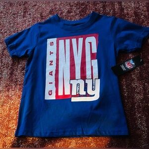 NFL Boy’s New York Giants Size 7 Tear It Up T-Shirt NEW